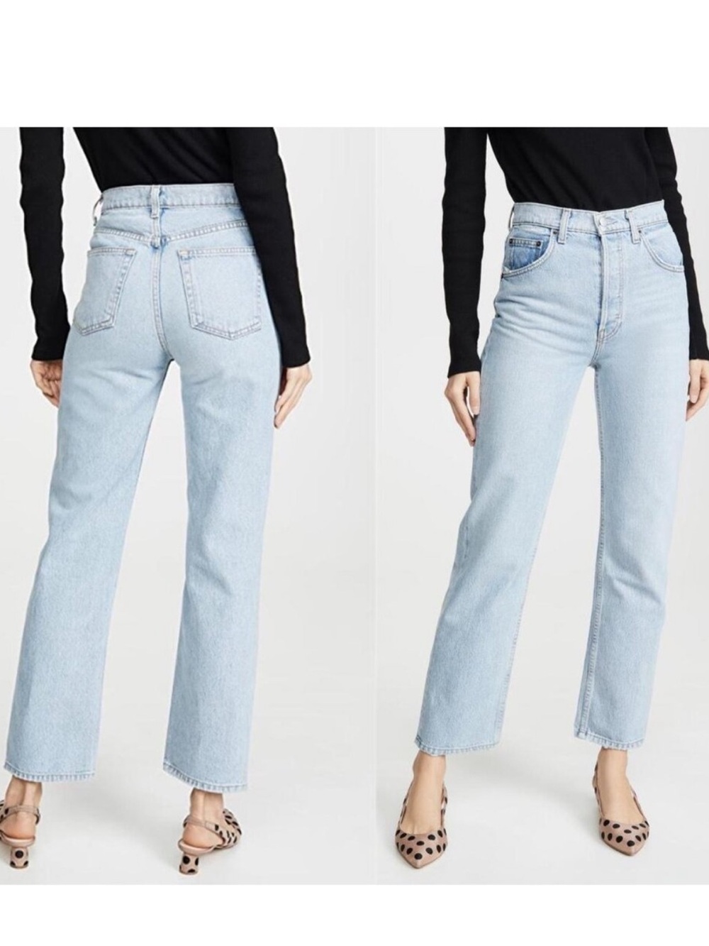 Reformation Cynthia High Rise Straight Jeans - Tahoe - Size 29